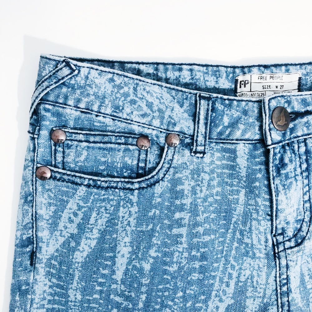 Free People Feather Skinny Ankle Jeans 27 - Picture 4 of 8